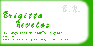 brigitta nevelos business card
